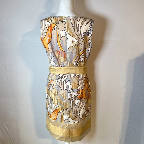 ✨Marca Foley's Joy Italian Cotton Floral Shift Dress - Elevate Your Style! Sz 11 - Picture 3 of 11